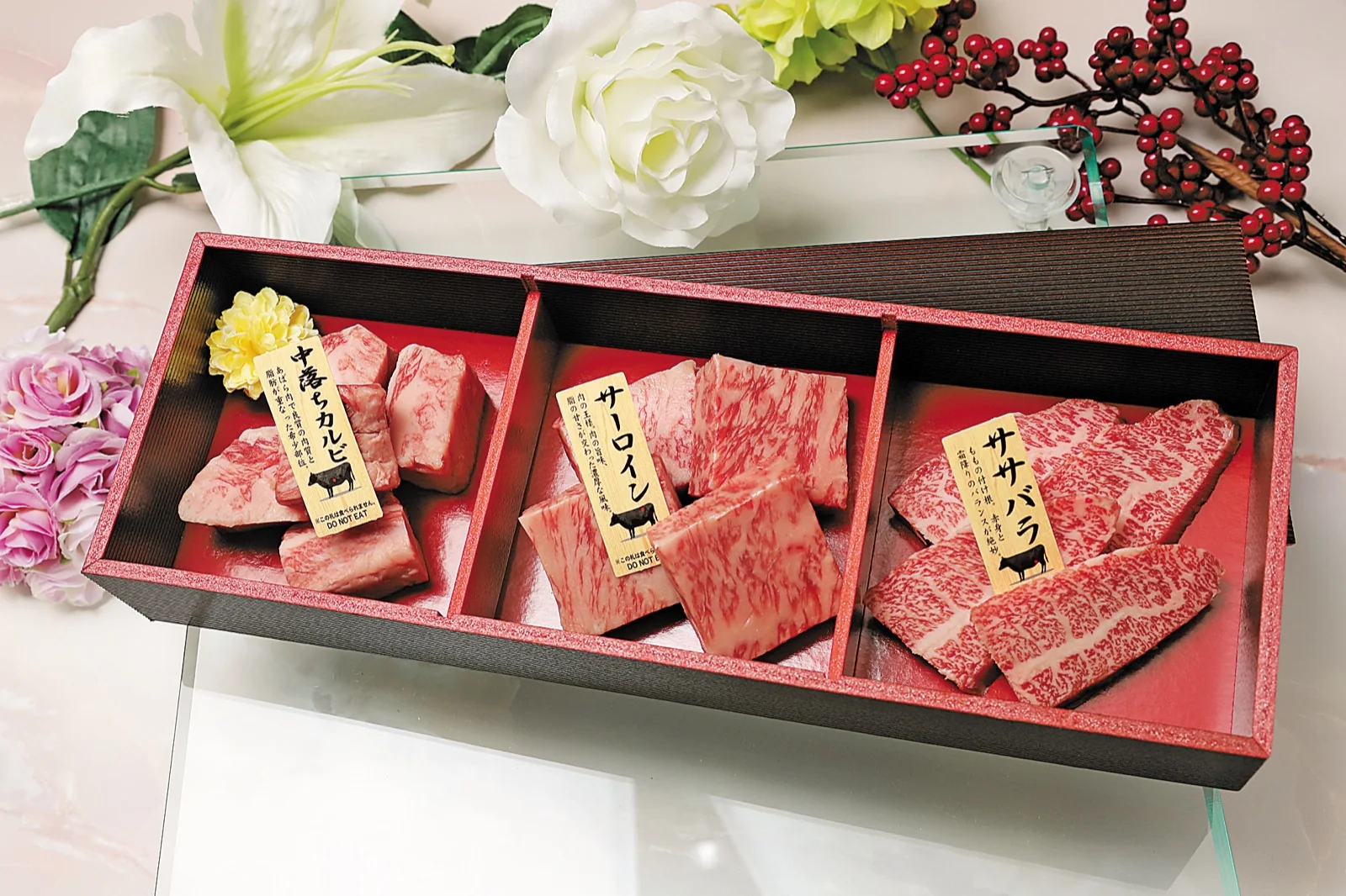 A Wagyu Omakase Set presentation concept